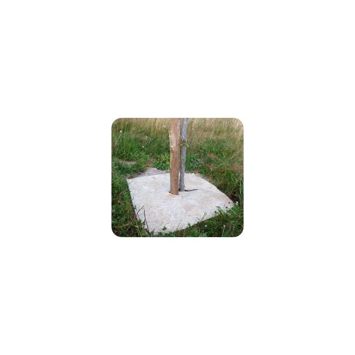 Dalles fendues Herbi'Chanvre 500 g/m²- 44 x 44 cm - Lot de 3