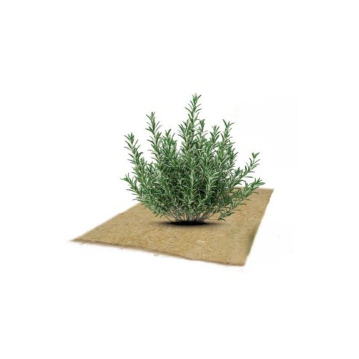 Dalles fendues Herbi'Chanvre 500 g/m²- 44 x 44 cm - Lot de 3